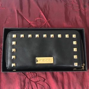 Black Bebe Wallet Clutch